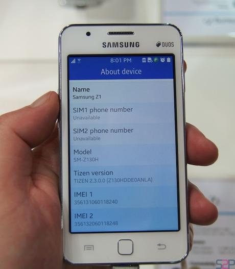 Tizen arrive sur mobiles. Pour l'instant, le Z1 de Samsung est uniquement commercialisé en Inde