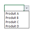 Créer une liste déroulante dynamique liée à des fonctions cube Liste dynamique