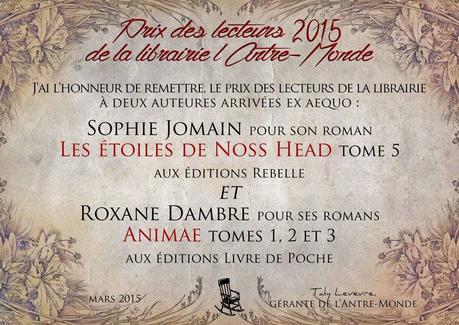 [News] - Pris de la librairie l'Antre-Monde