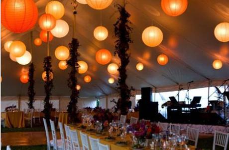 Décoration de mariage orange decor-lanterne-orange