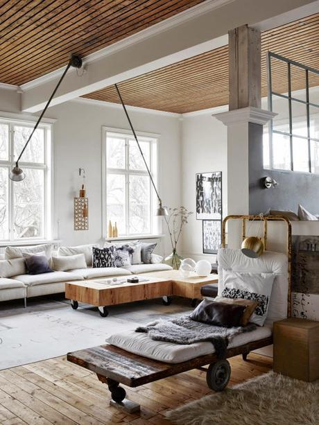 Maison-suédoise-de-Ylva-Skarp-Decor-Dots-via-Nat-et-nature Semaine 10_2015 sur les blogs déco