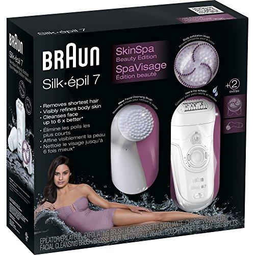 Découvrez l'épilateur Braun Silk-épil 7 SkinSpa 7951 Wet & Dry - Paperblog