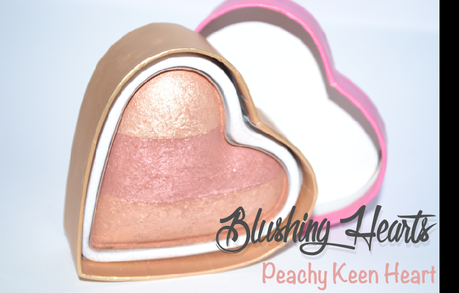 #Blushinghearts Peachy Keen Heart de Makeup Revolution