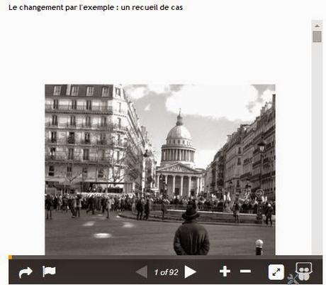 Le changement par l'exemple : un recueil de cas