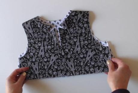 Vidéo : doubler un corsage sans bords apparents ni système de fermeture