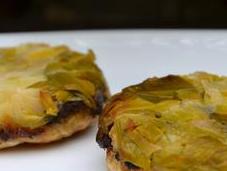 Tatin poireaux tapenade