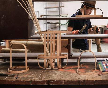 Projet en cours, Sac avec armature en bambou, Florian Dach & Dimitri Zephir