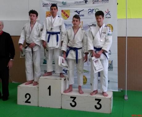 Podium Minimes Championnat de Lorraine