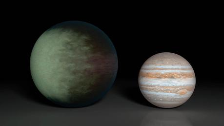 Kepler-7b comparée à Jupiter