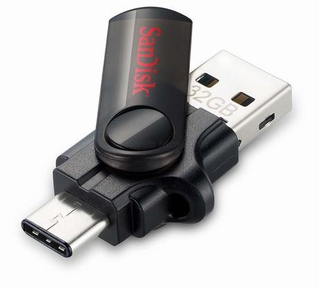 MWC 2015 : SanDisk expose une clé USB à connecteur Type C