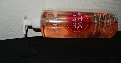 Lotion tonique hydratant à l'eau de rose by Evoluderm !