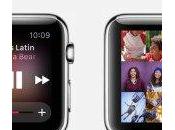 Apple Watch stockage, mais seulement musique photos