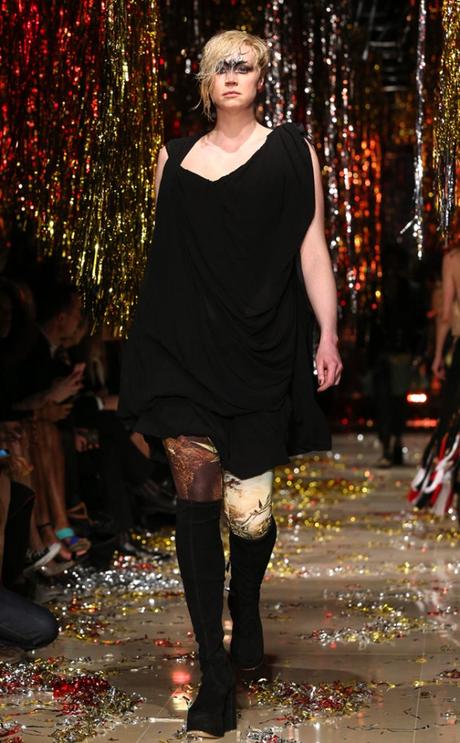 Gwendoline Christie fashion week
