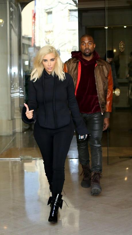 Les look de Kim Kardashian West durant la fashion week parisienne...