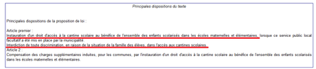 seule la gauche (toute !) trouverait donc normal que TOUS les enfants puissent manger à la cantine ?