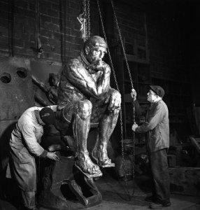Robert Doisneau, sculpteurs et sculptures, au Musée Rodin de Meudon