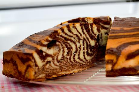 Gâteau Zébré ou Zebra cake 