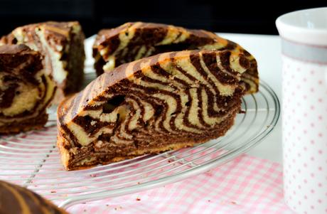 Gâteau Zébré ou Zebra cake 