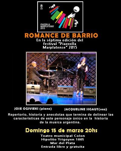 Romance de Barrio s'en va à Mar del Plata [à l'affiche]