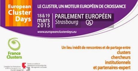 European Cluster Days les  18 et 19 mars 2015 - Parlement Européen à Strasbourg