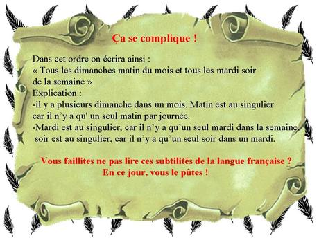 Divers - La Langue Française !!!