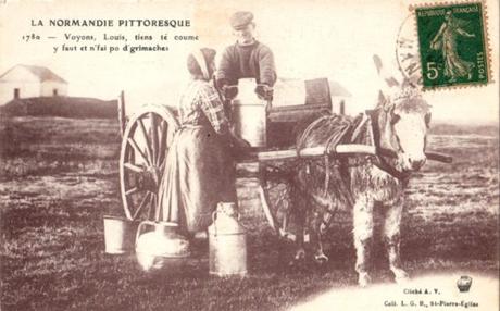1920 - Normandie Pittoresque - Le laitier, petit métier disparu...