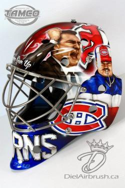 Pat Burns hockey mask
