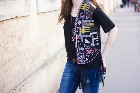 kimono franges