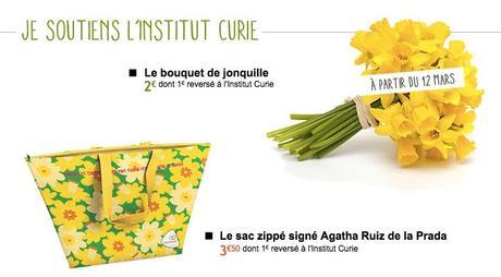 Une jonquille pour Curie – Semaine solidarité contre le cancer #TruffautCurie Je soutiens l'institut curie