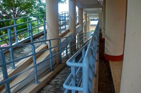 Escape building ramps, Gampong Lambung. [Lawrence Vale]