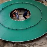 La table de Ping Pong circulaire.