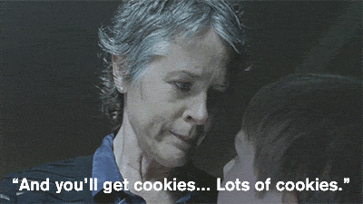 Cookies sans oeufs à la compote de pomme de Carol de la série The Walking Dead