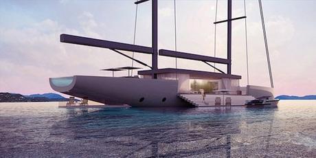 DESIGN: Un yacht avec baie vitrée