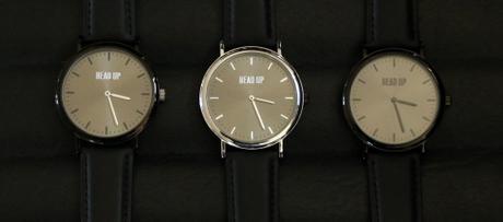 Head Up Watches - Black Silver Collection