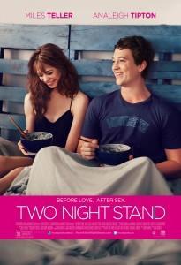 Two night stand, comédie, romantique, affiche, critique, Analeigh Tipton, Miles Teller, Jessica Szohr, Scott Mescudi, site de rencontre, neige