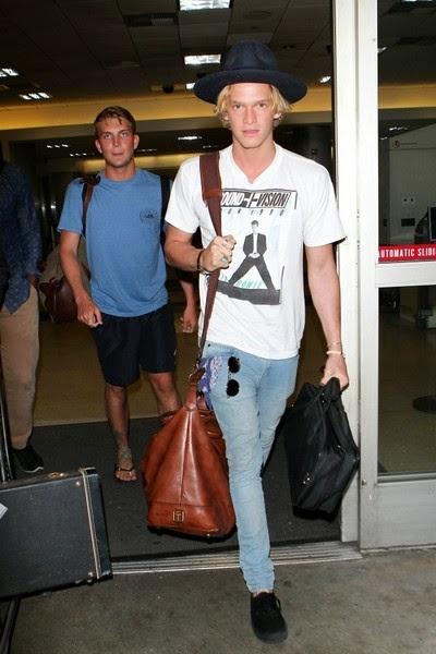 Cody Simpson de retour à Los Angeles après des vacances à Miami