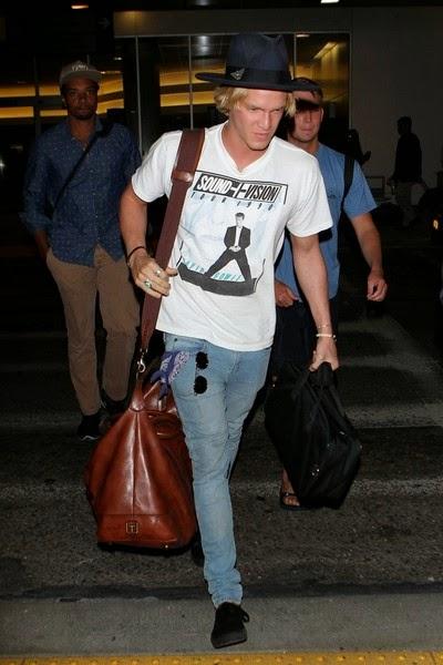 Cody Simpson de retour à Los Angeles après des vacances à Miami