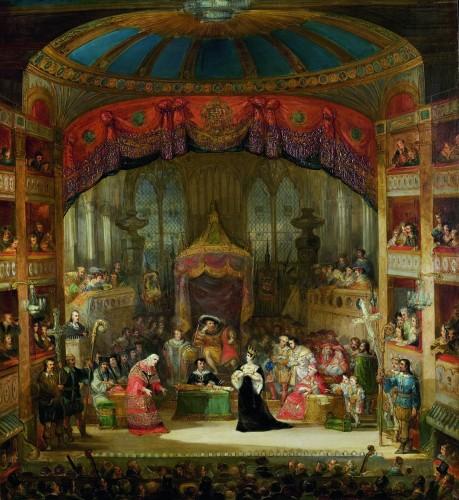 The Trial of Queen Katharine, 'Henry VIII', Act II, Scene 4, 1831 (oil on canvas)