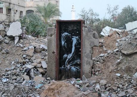 Bomb damage, Gaza City © Banksy