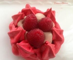 Pavlova Poires épicées Chocolat