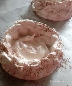 Pavlova Poires épicées Chocolat
