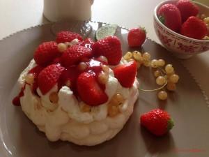 Pavlova Poires épicées Chocolat