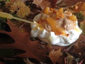 Pavlova Poires épicées Chocolat