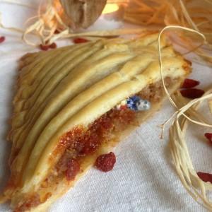 Galette Fine aux Marrons et confiture de Baies de Goji Galette Fine aux Marrons et confiture de Baies de Goji