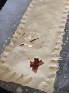 Galette Fine aux Marrons et confiture de Baies de Goji Galette Fine aux Marrons et confiture de Baies de Goji