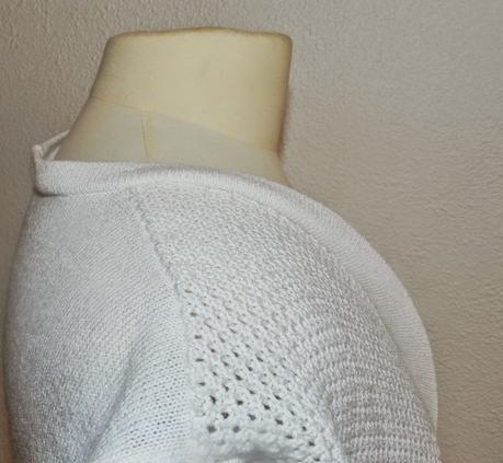 Mon cardigan blanc se rhabille