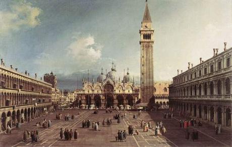Canaletto - Place St Marc avec la basilique - 1730