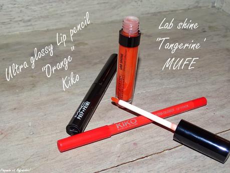 Make-up look total Tangerine with Make Up For Ever