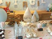 Sweet table Nuages Gouttes petit bout}