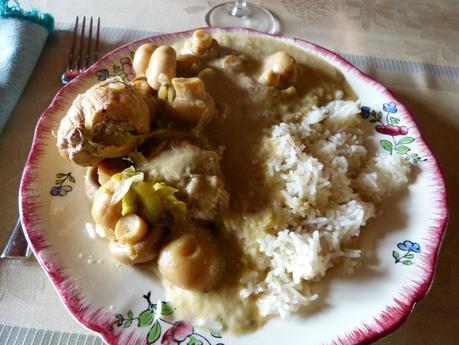 paupiettes à la crème de poireaux